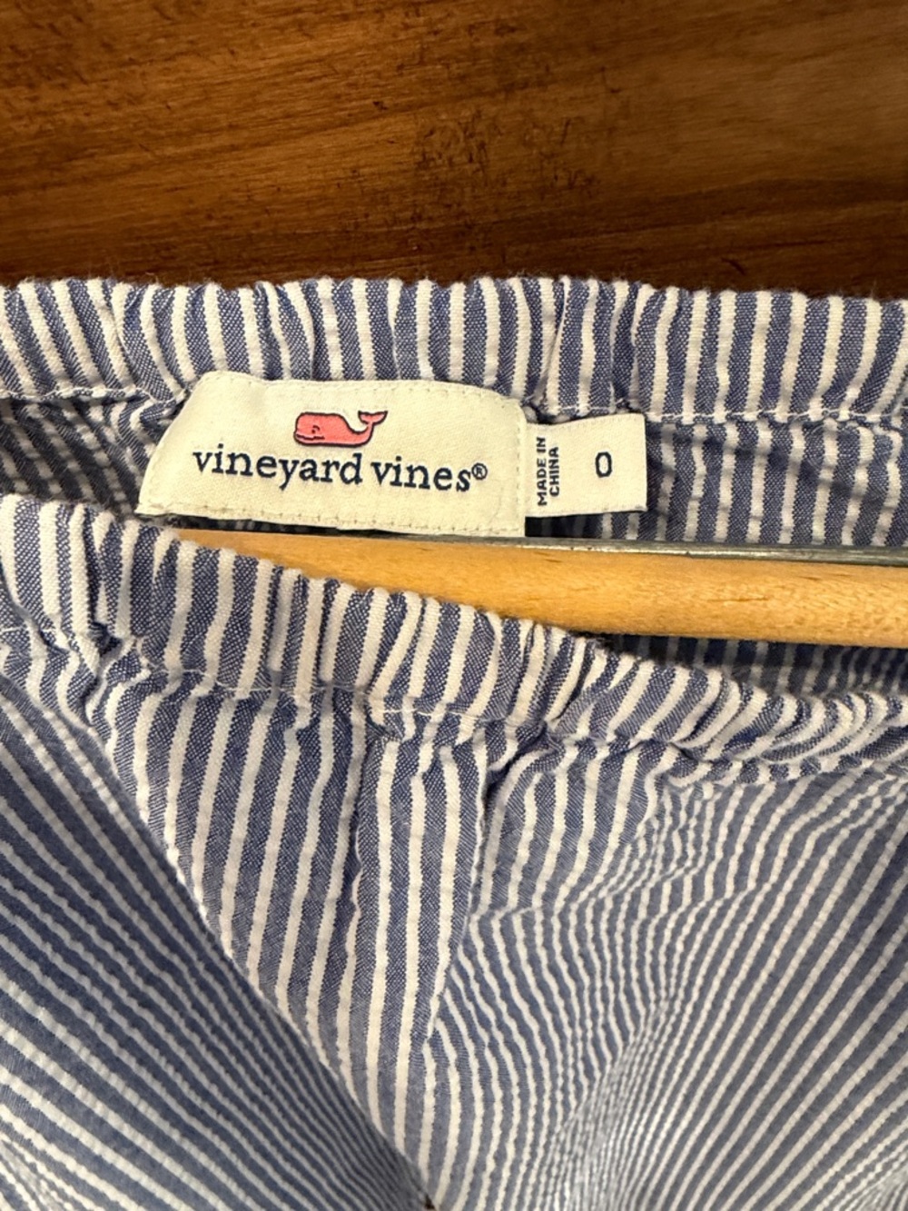 Vineyard Vines Blue and White Striped Top